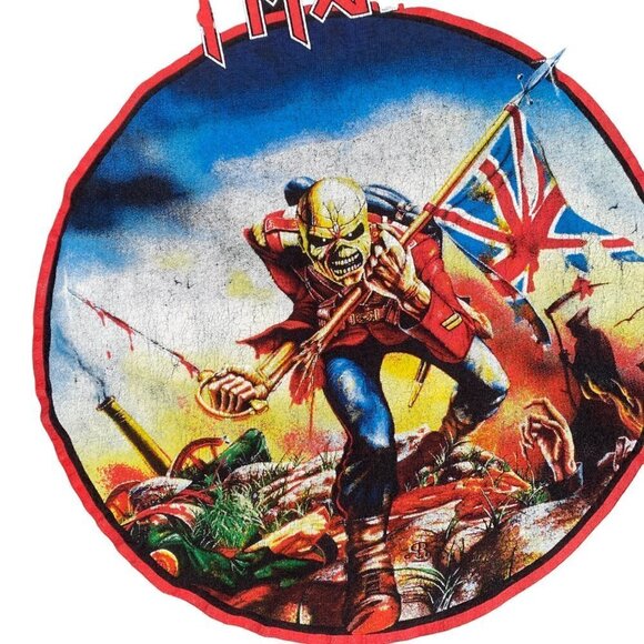 VINTAGE 2002 Iron Maiden 'The Trooper' T Shirt Large - Picture 2 of 9